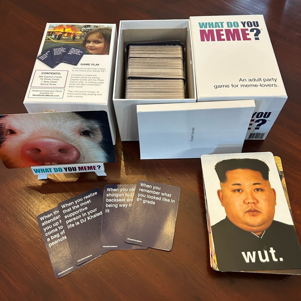 What Do You Meme? Card game-fair condition ADULT CONTENT